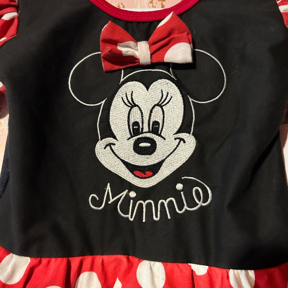 Disney Red and White Minnie Mouse Dress - Picture 11 of 16